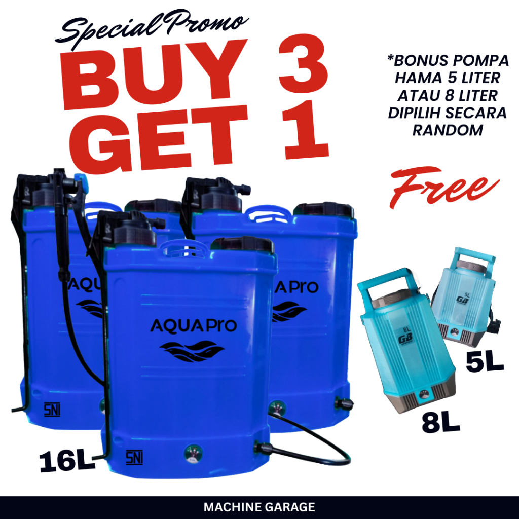 Pompa Hama 2in1 Elektrik Manual Battery Sprayer Gendong 13.8L - Alat Semprot Hama Pertanian Perkebunan Tanaman Disinfektan