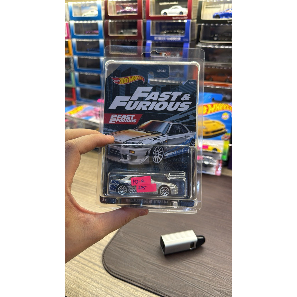 hot wheels gtr r34 brian 2Fast series fnf