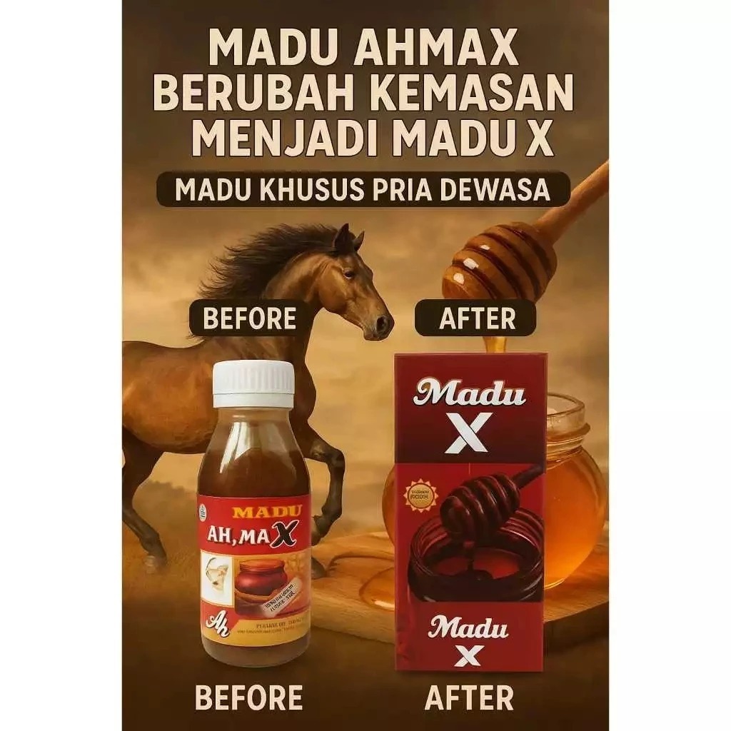 [BPOM] Madu Ah Max | Ramuan Madu Bahan Herbal