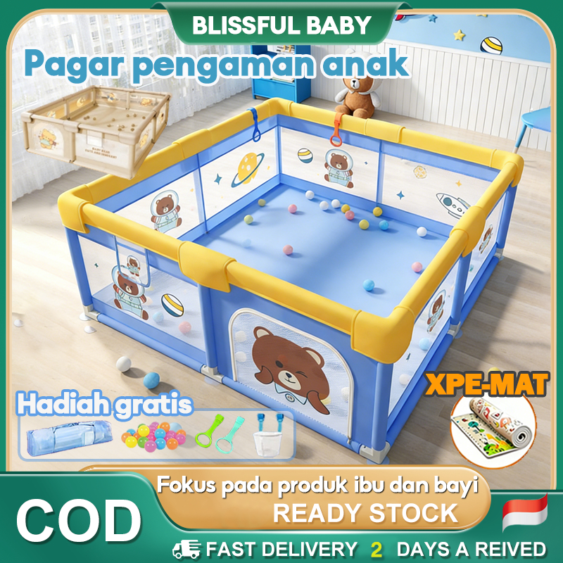 Pagar permainan anak Pagar pelindung bayi merangkak Bayi Pagar Mainan Anak Playground Anak