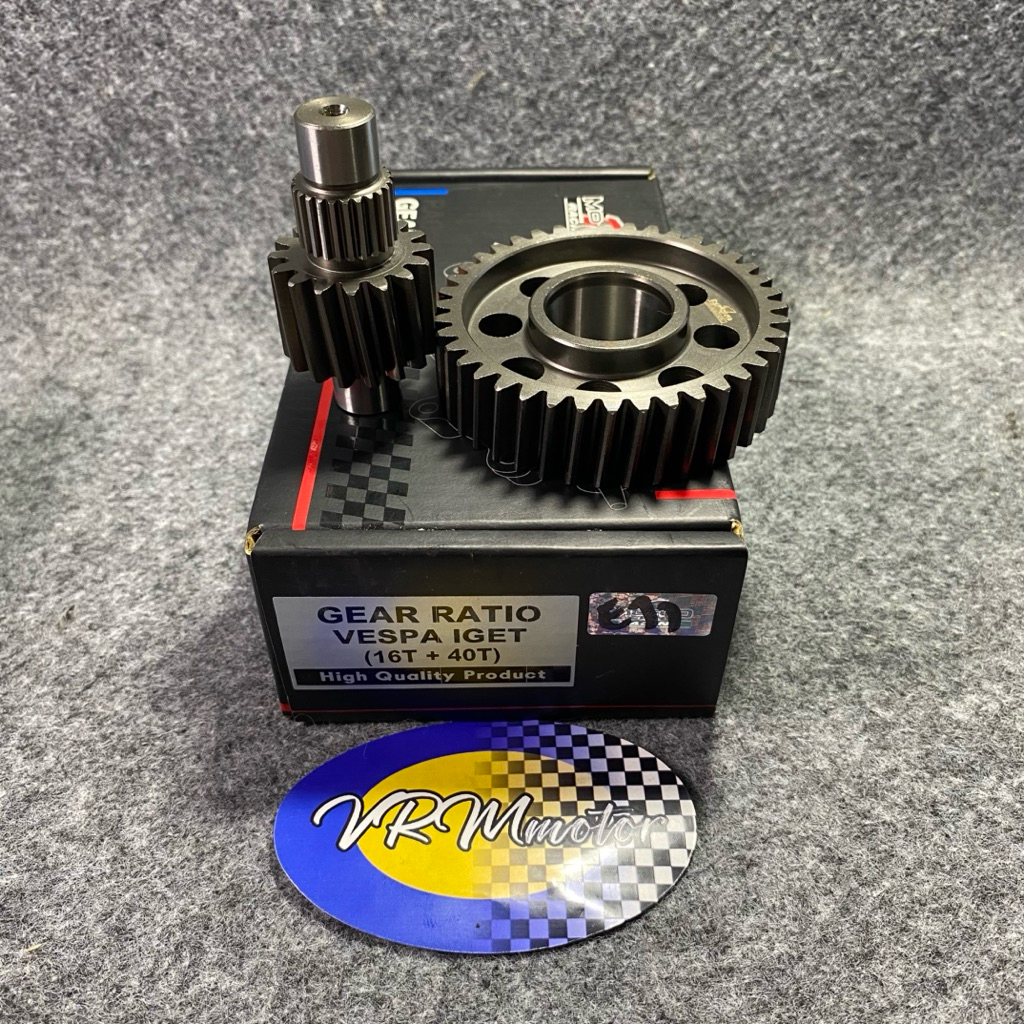 Gigi rasio gear Ratio Moto 1 vespa iget vespa 150 16/40