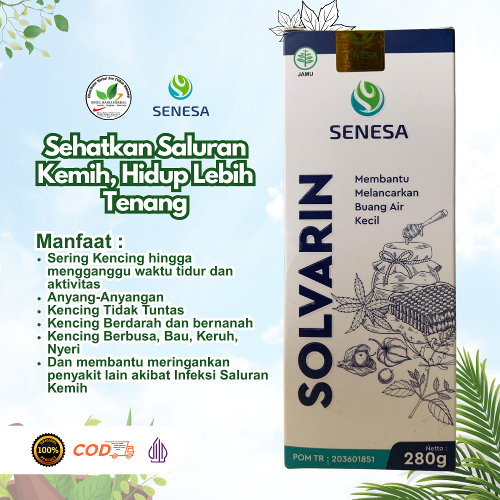 SOLVARIN – Madu Herbal Pilihan untuk Kesehatan Kandung Kemih | 280 gram