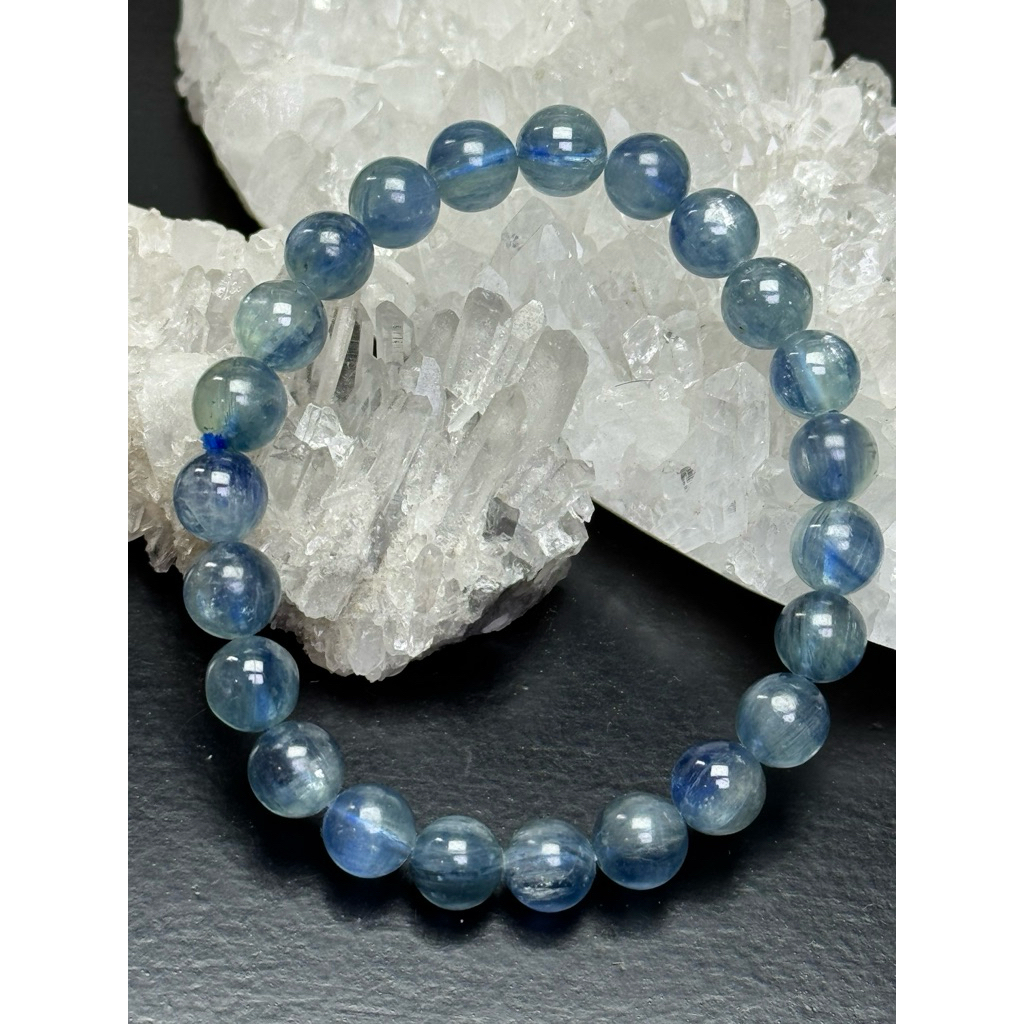 gelang crystal kyanite 8mm with certificate