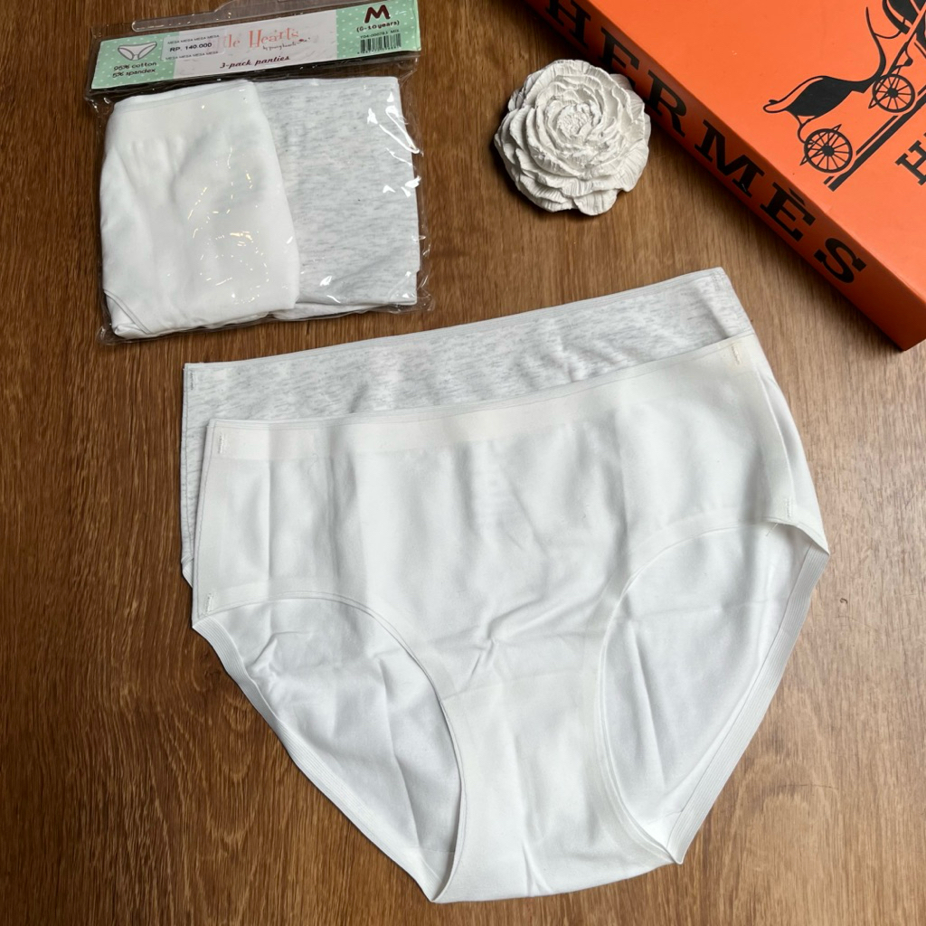 YOUNG HEARTS BY LITTLE HEARTS PANTY PACK ISI 2 PCS SIZE M L CELANA DALAM ANAK PEREMPUAN SIZE M L MOD