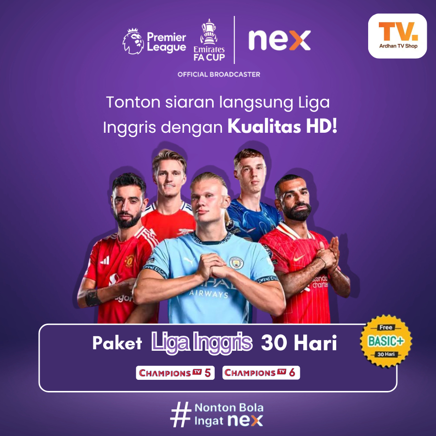 Nex Parabola Dan Matrix Paket LIGA INGGRIS 30 Hari - Paket nonton Liga Inggris - Paket nonton Piala 