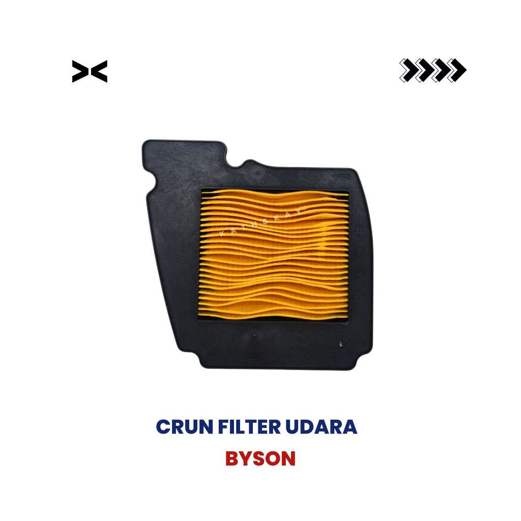 CRUN Filter Udara Byson Yamaha | Air Filter Motor Byson | Sparepart Byson
