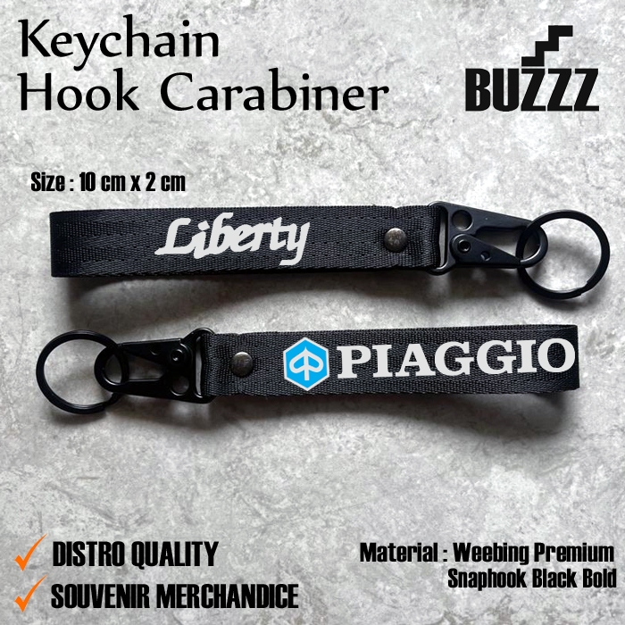 KUNCI PIAGGIO VESPA - KARABINER VESPA SPRINT - GANTUNGAN KUNCI PIAGGIO VESPA LIBERTY  - PENGAIT CANT