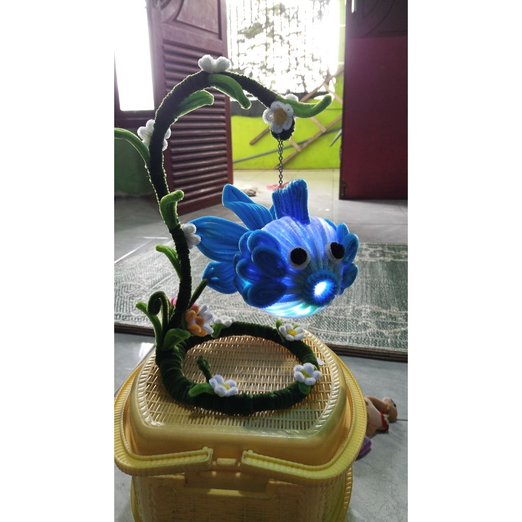 Lampu Hias Kawat Bulu