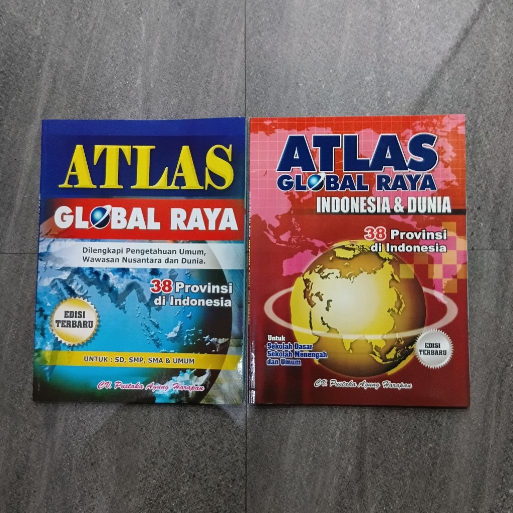 Atlas Global Raya JUMBO Indonesia & Dunia / 38 Provinsi / TERBARU | UNGGUL JAYA ABADI