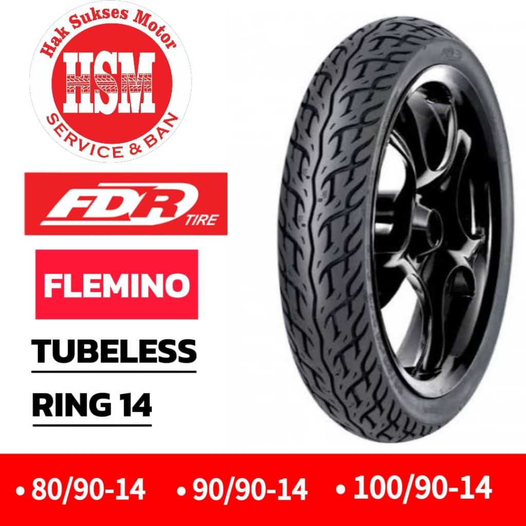 BAN FDR FLEMINO RING 14 TUBLES MATIC TUBELESS.