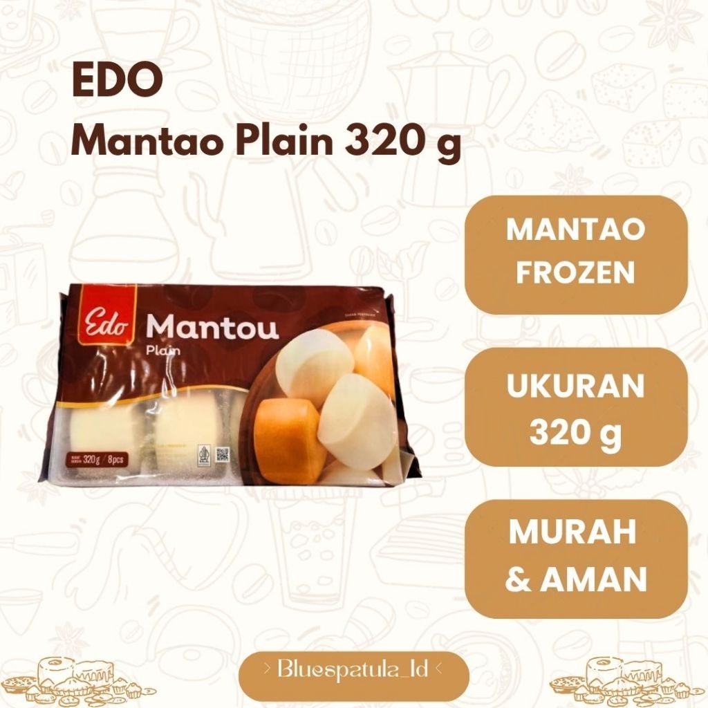 EDO MANTAU PLAIN & EDO MANTAU COKLAT 320 GR