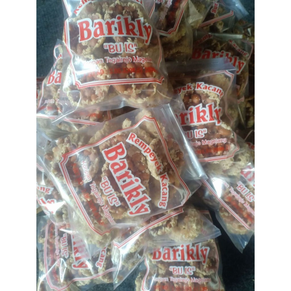 Barikly rempeyek kacang enak gurih renyah full kacang murah meriah untuk lebaran