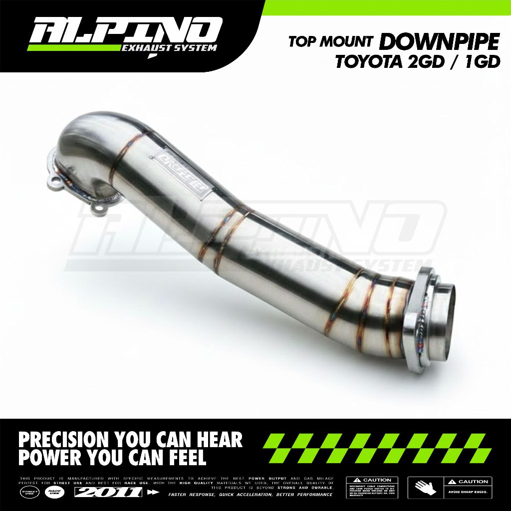 Alpino Downpipe Turbo Atas 2GD 1GD