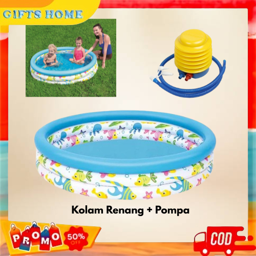 Kolam Renang Anak Mandi Bola Bestway Coral Kids Pool Portable / Kolam Renang Portable Carpool Kids B