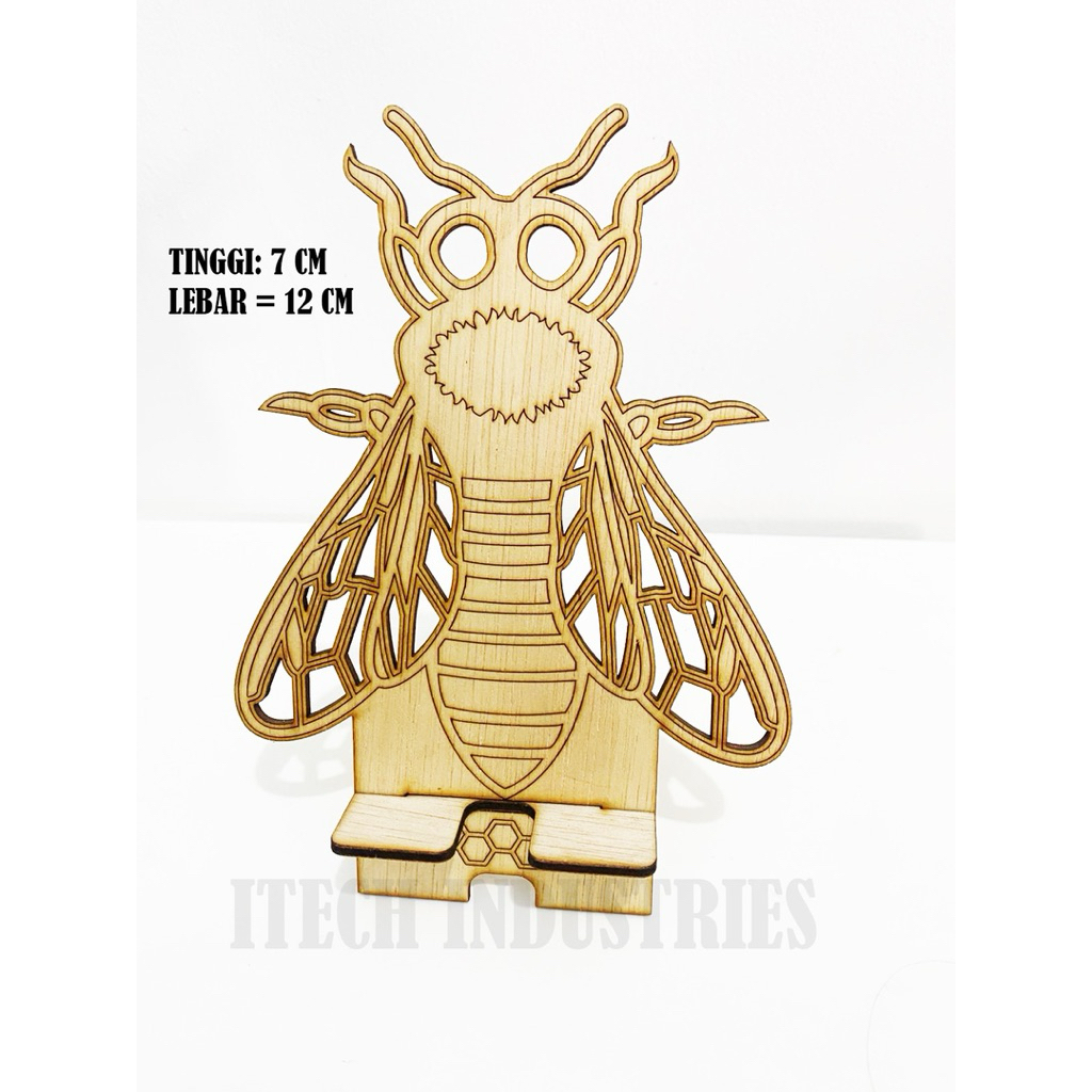 Stand Holder Handphone Kayu