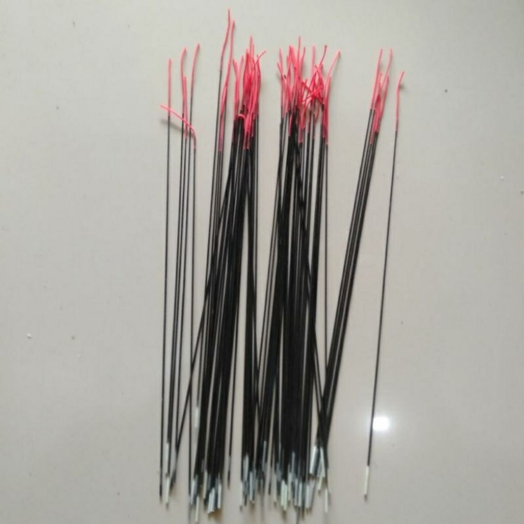 Pucuk ujung joran tegek pancing ruas pendek fiber 40cm