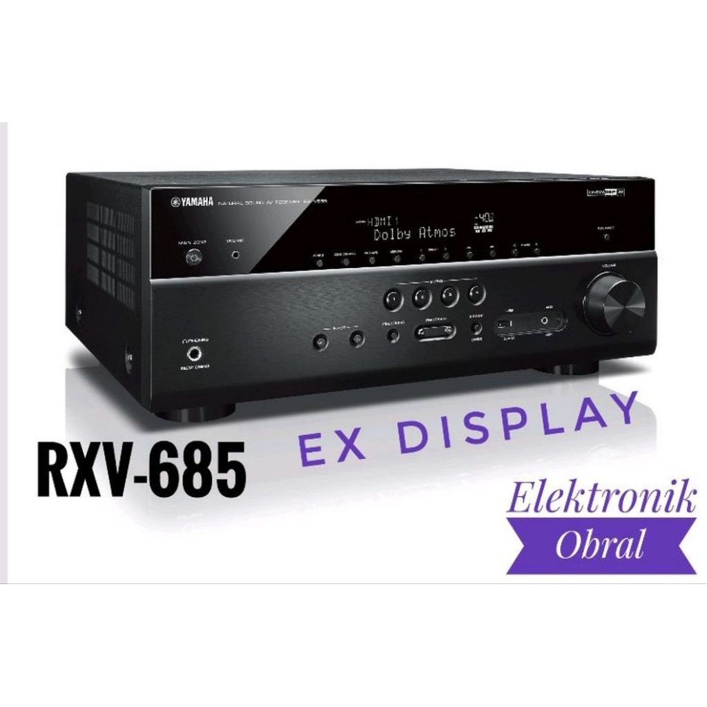 Yamaha RXV-685 ,AV RECEIVER 7.2 channel Dolby Atmos