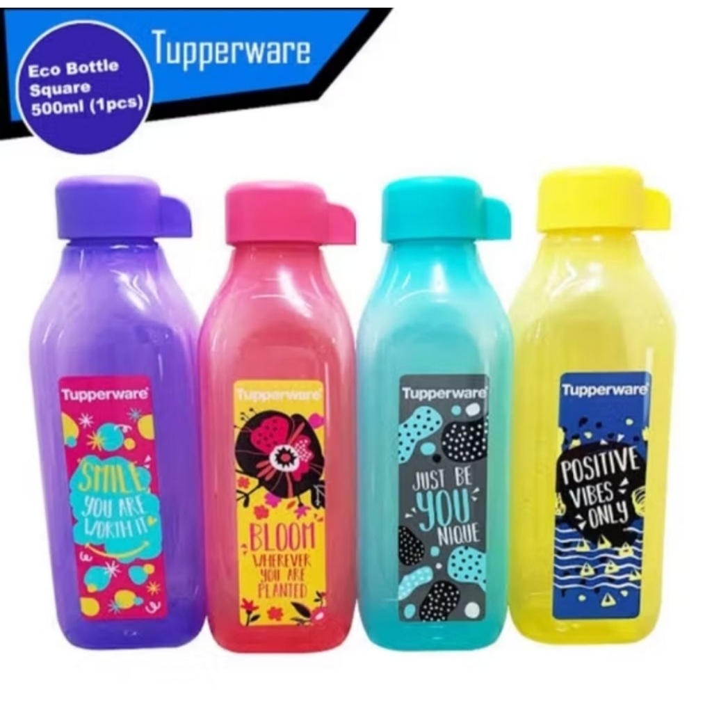 Tupperware Eco Bottle Square 500ml