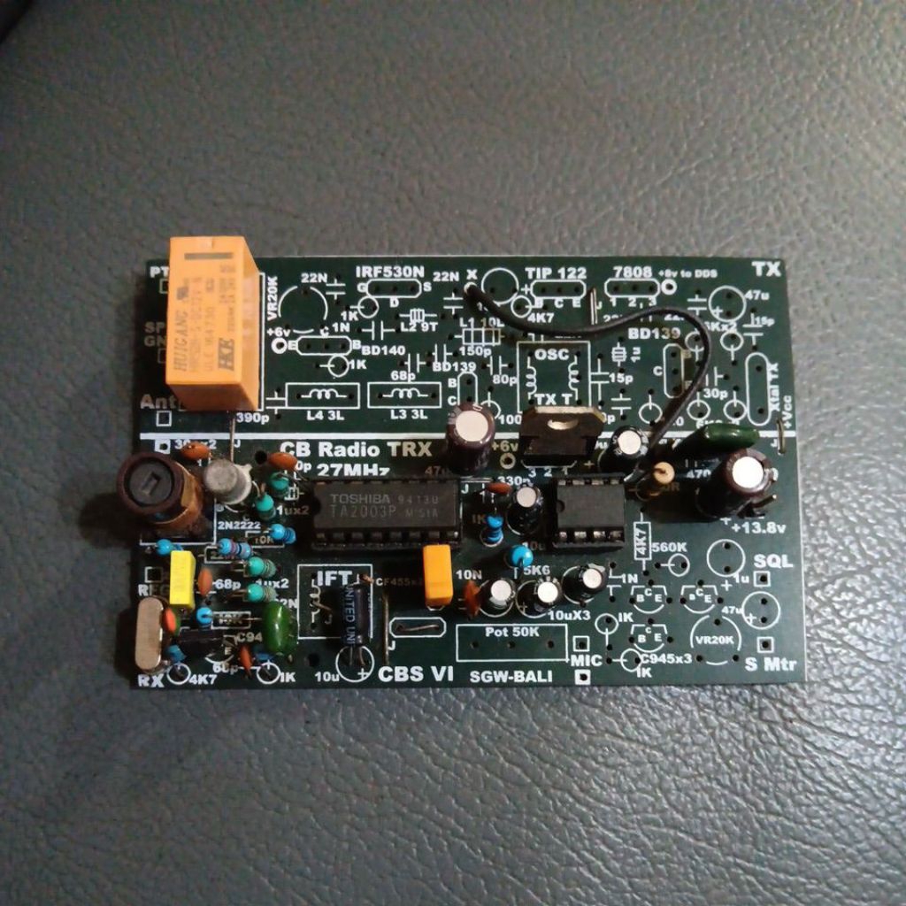 CBS VI SGW BALI CB RADIO AM KIT PCB - BITX 20 HF TRANSCEIVER KIT