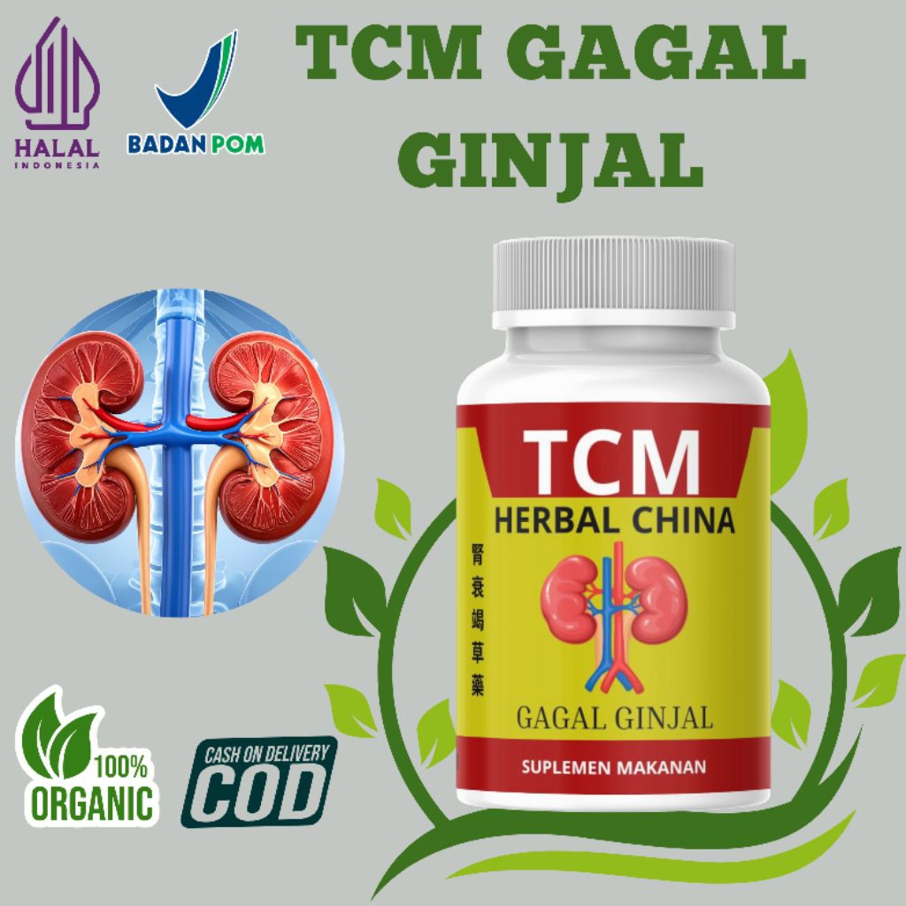 Obat Herbal TCM  Gagal Ginjal MembantuMengatasi Masalah Ginjal,Ginjal Bengkak, Kotor, Batu Ginjal He