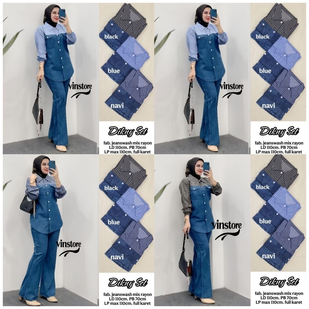 DIKNY/ HELENA/ DERA/ ANDREA/ VORY SETELAN CELANA