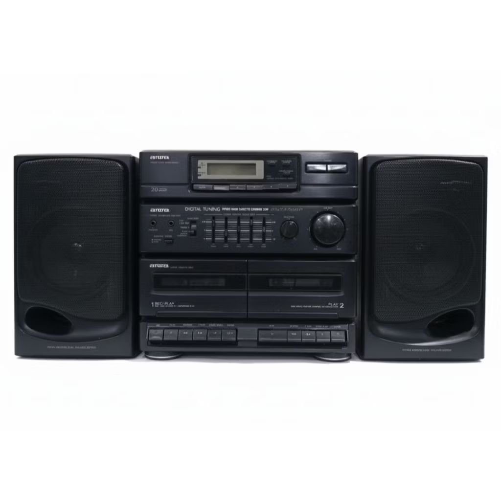 Tape Compo Aiwa CA W72H / Fungsi ON (Cek Deskripsi)