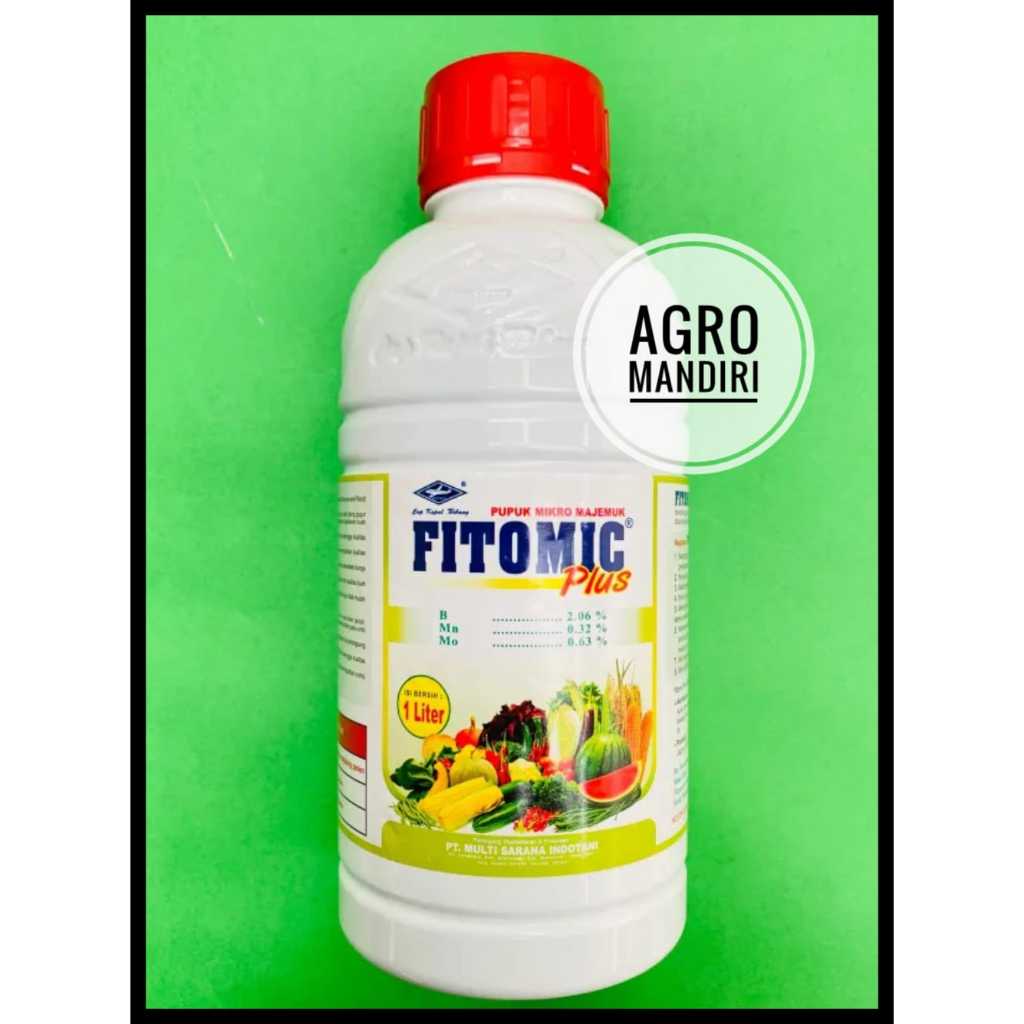 Fitomic Plus 1 Liter Pupuk Mikro Lengkap Kalsium Boron NPK