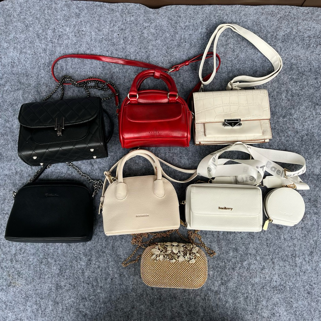 PRELOVED tas selempang,dompet/BOSTANTEN/BELIYA/BAELLERRY/TAS ONDANGAN/TAS OLAHRAGA