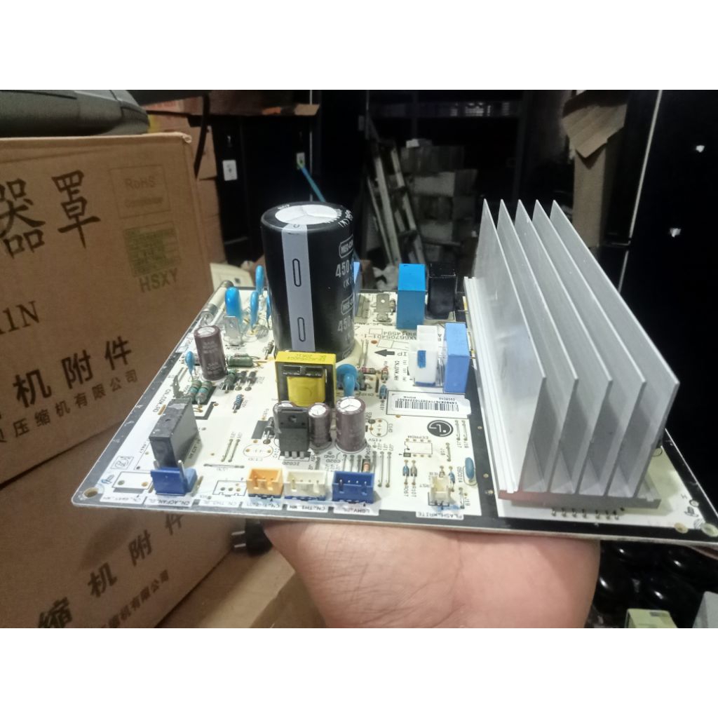 modul PCB outdor AC LG dual inverter  1pk elco panjang ORIGINAL