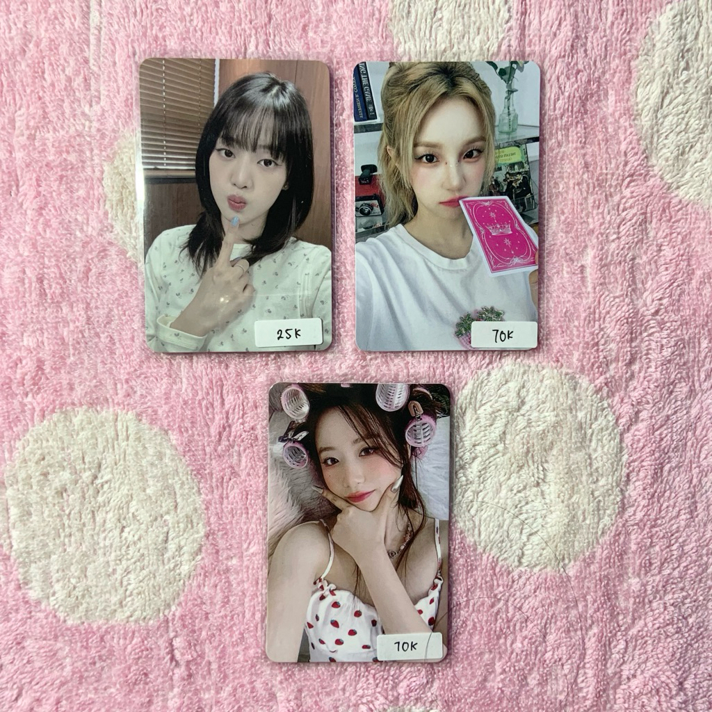 [READY STOCK] PHOTOCARD OFFICIAL (G)-IDLE MINNIE YUQI SHUHUA