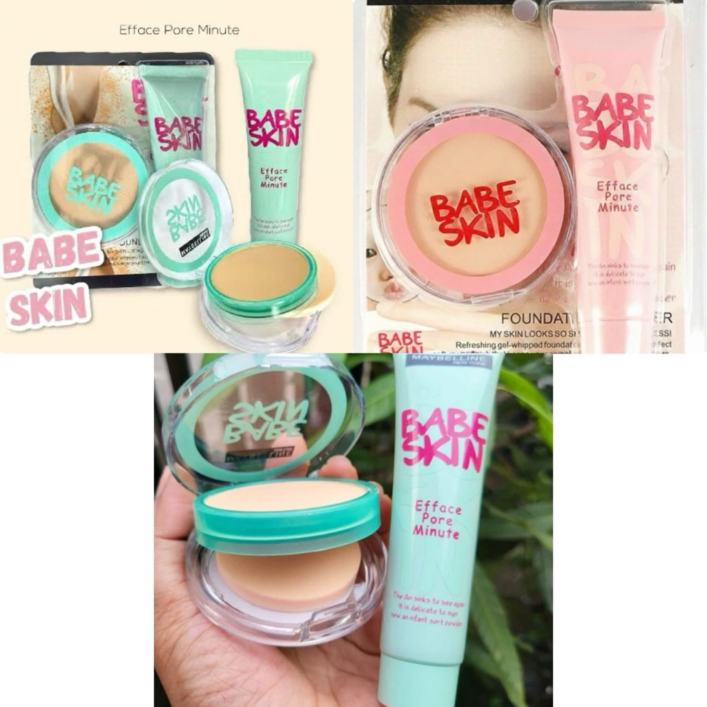 [dapat 1 set] may Fit  / me 2in1 Foundation + Powder Set with Fit Me Foundationco