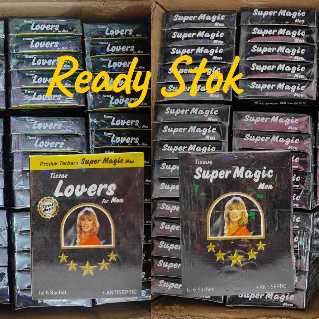 Tissue Magic Super Ampuh Paket 1 Slop/10 Box. Tisu Magic Lovers Original. Tisu Super Magic 100% Asli