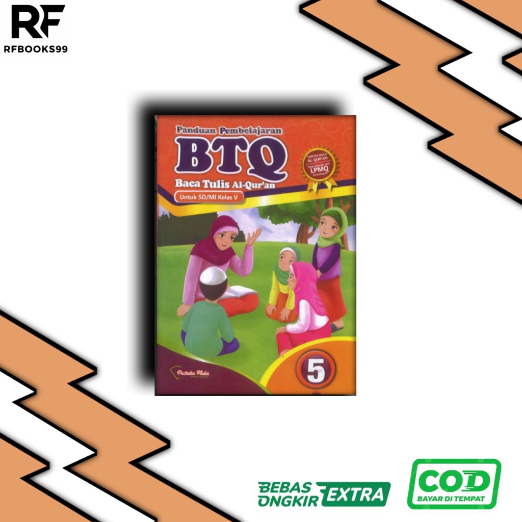 Buku Panduan pembelajaran BTQ Kelas 5 (Baca Tulis Quran)