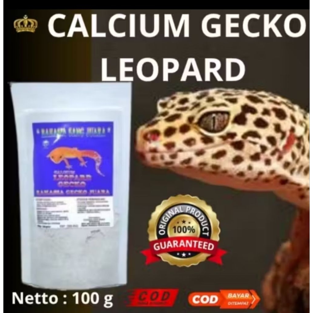 CALCIUM/KALSIUM GECKO LEOPARD  100 GRAM