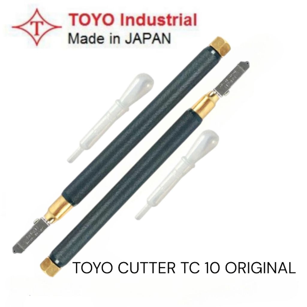 Toyo Cutter Kaca TC-10 Original Pemotong Kaca Tahan lama awet Kaca Tebal Maupun Tipis