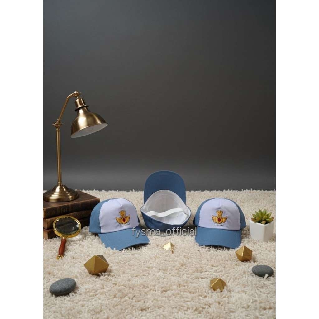 TOPI SEKOLAH SMA PUTIH FULL BORDIR TUTWURY HANDAYANI/TOPI SMA PUTIH