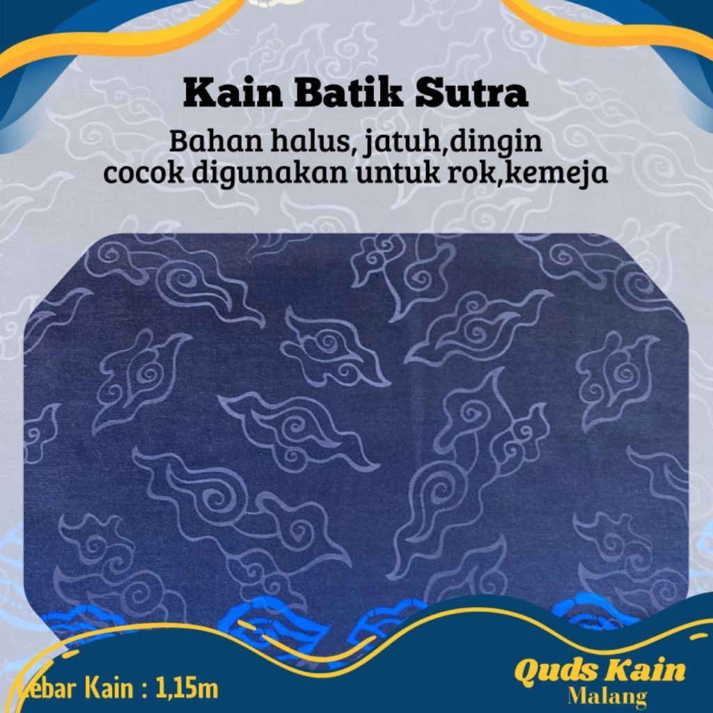 Kain Batik Silky | Kain Batik Sutra Motif 26