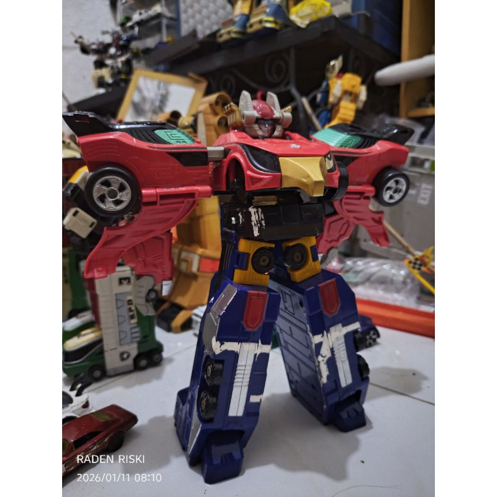 part megazord rpm red and blue kws dx junk