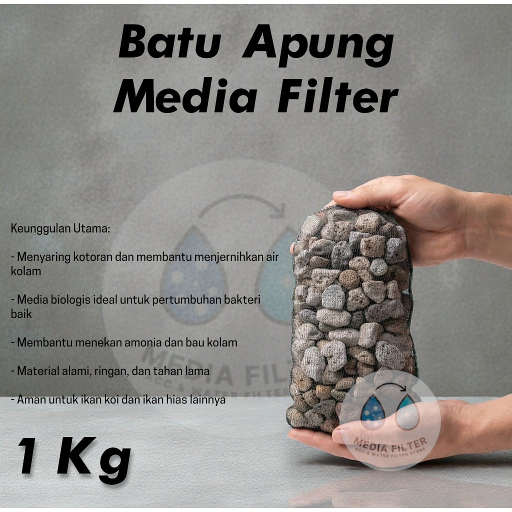media filter batu apung filter biologis kolam koi