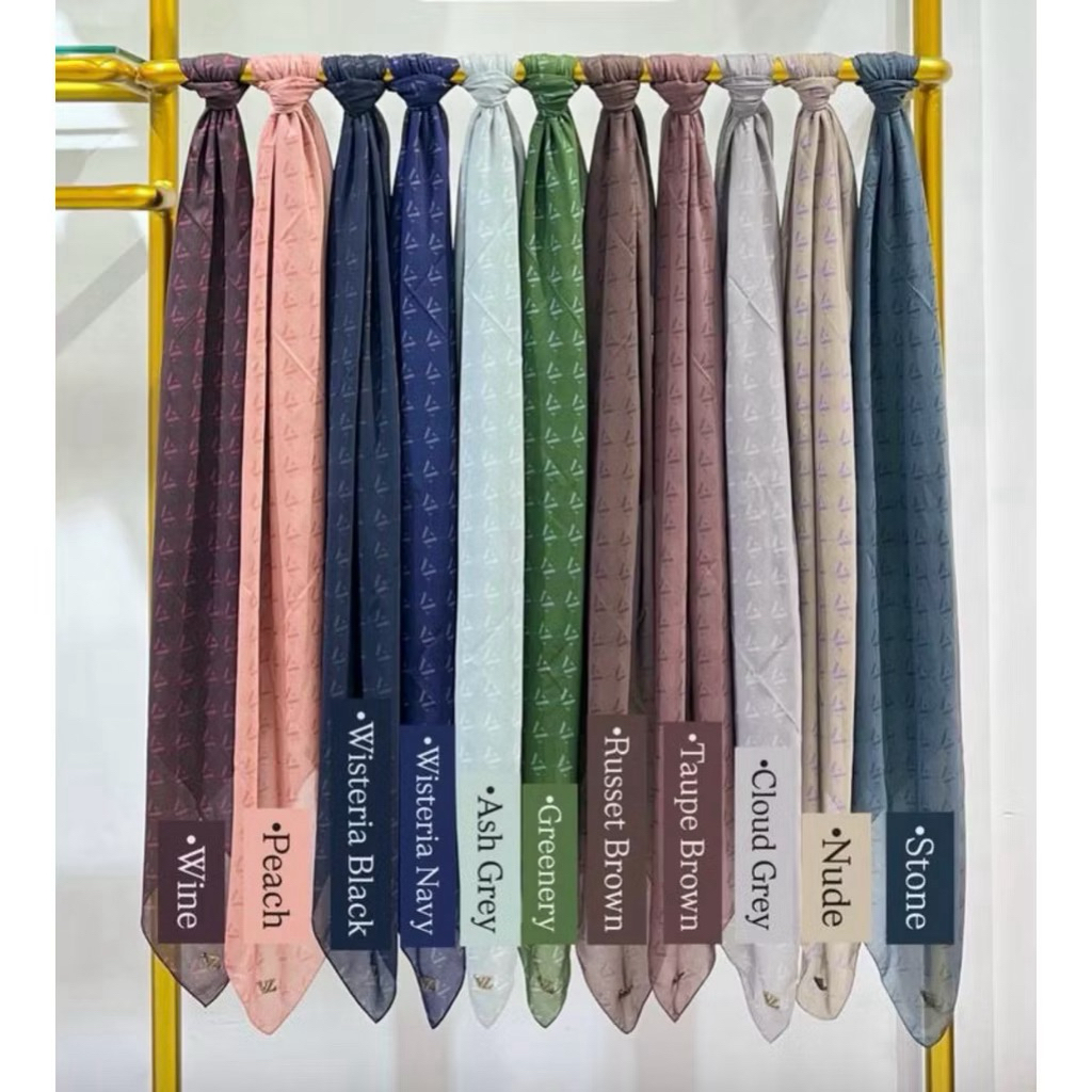 MONOGRAM SCARF VIVI ZUBEDI NEW