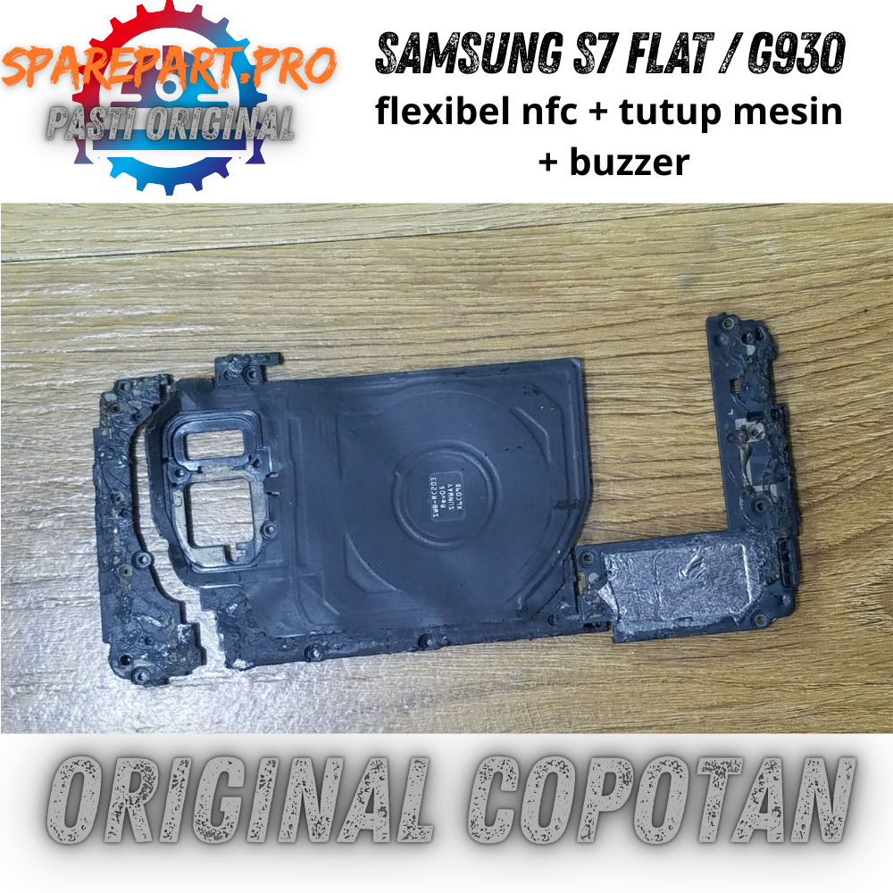 tutup mesin flexibel nfc wifi buzzer samsung s7 flat g930 ori copotan