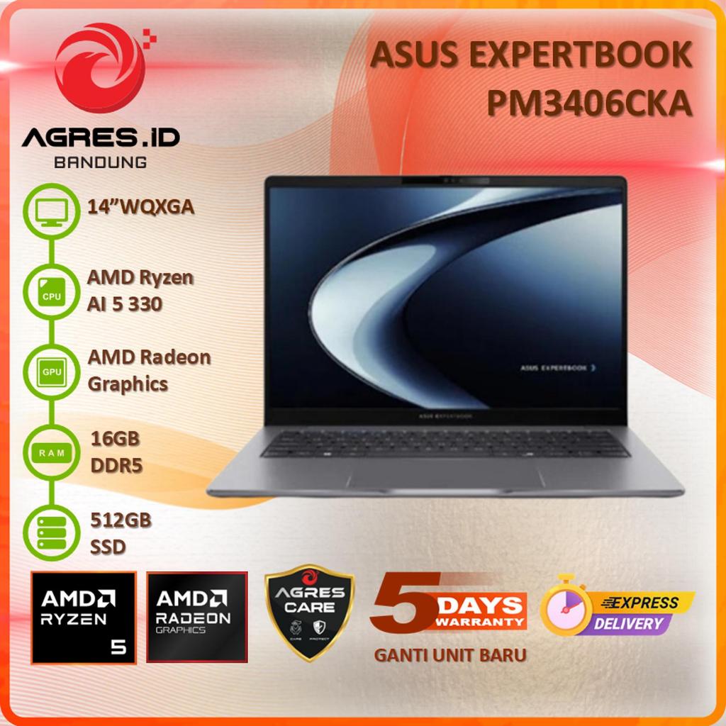 ASUS EXPERTBOOK PM3406CKA RYZEN AI 5 330 16GB 512GB 14" WQXGA