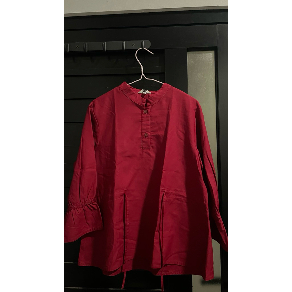 pl blouse merah
