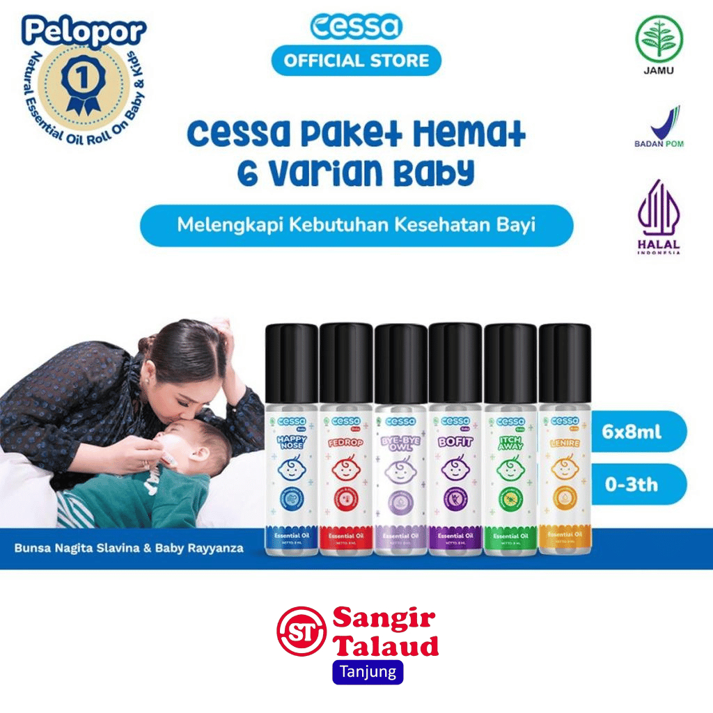 Cessa Oil Baby/ Minyak Cessa Bapil Demam Bayi - 6 Varian