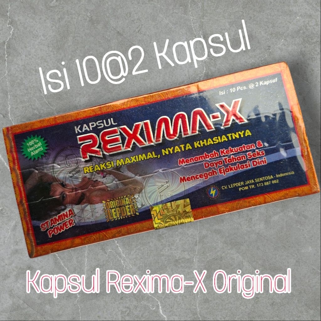 Kapsul Reximax Rexima-x Original isi 10
