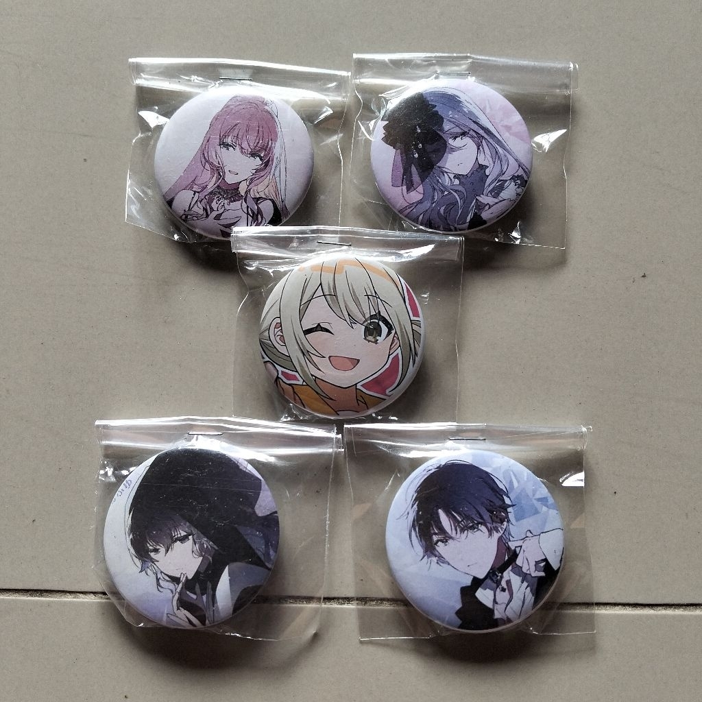 Project Sekai Jewel Pin Set (penghabisan stok take all dapet 5)