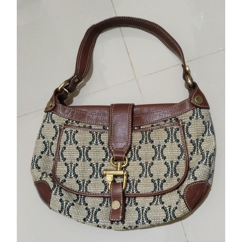 Tas Celine shoulder preloved #small #hobo