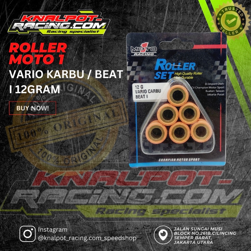 READY ROLLER MOTO1 VARIO KARBU / BEAT I 12GRAM ORIGINAL