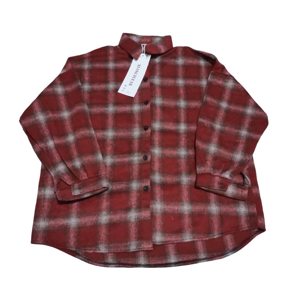KEMEJA FLANNEL BAHAN WOL PREMIUM KD 2631