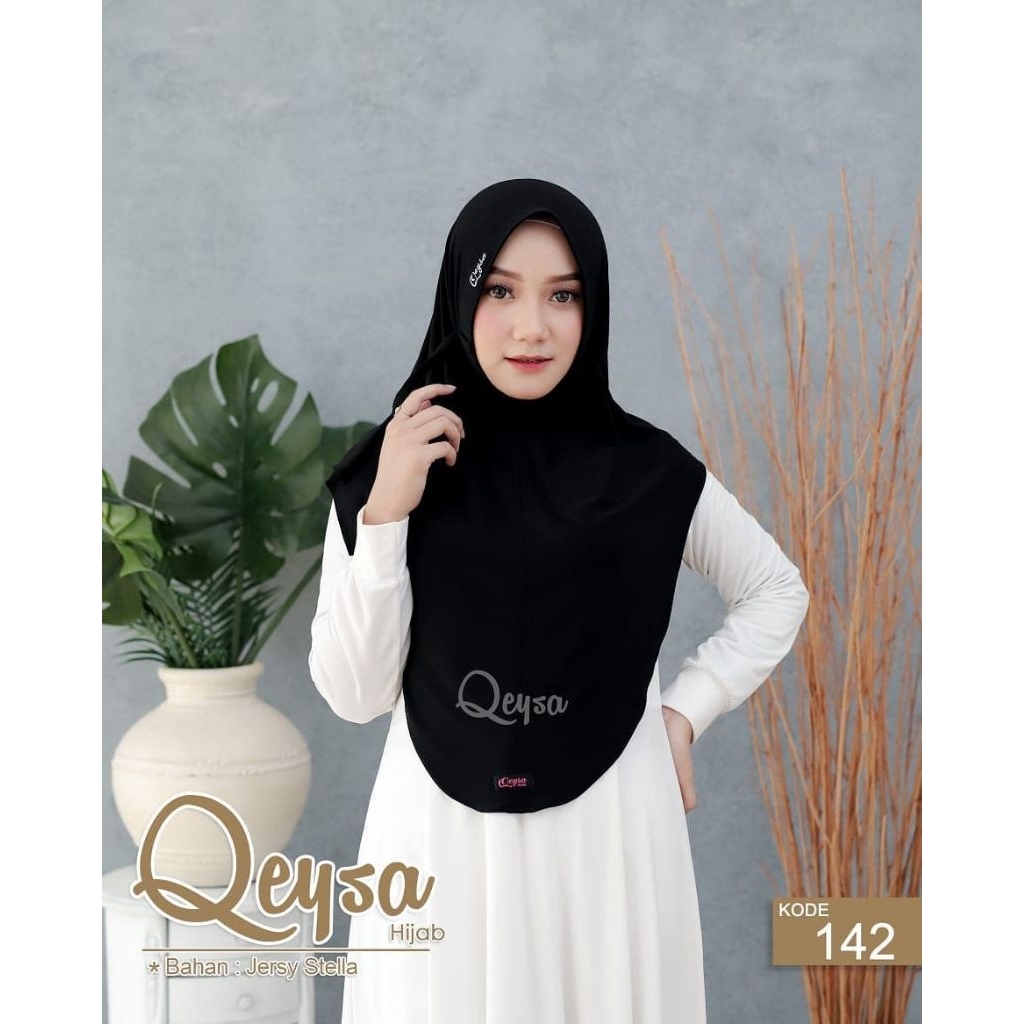 PROMO HEMAT bergo QEYSA / bergo tali non pet /Qeysa hijab/Qeysa hijab official **